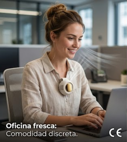 Mini ventilador portátil USB-C (Sin aspas)