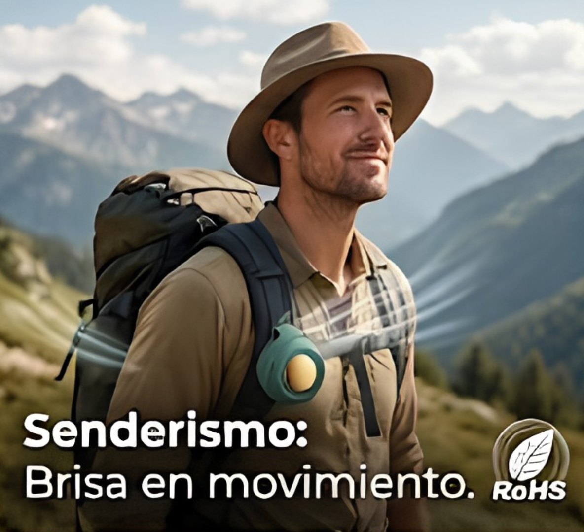Mini ventilador portátil USB-C (Sin aspas)
