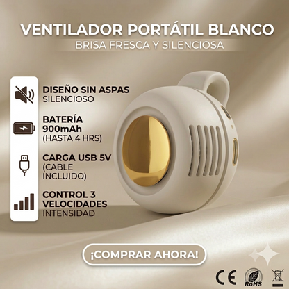 Mini ventilateur portable USB-C (sans pales)