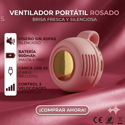 Mini ventilateur portable USB-C (sans pales)