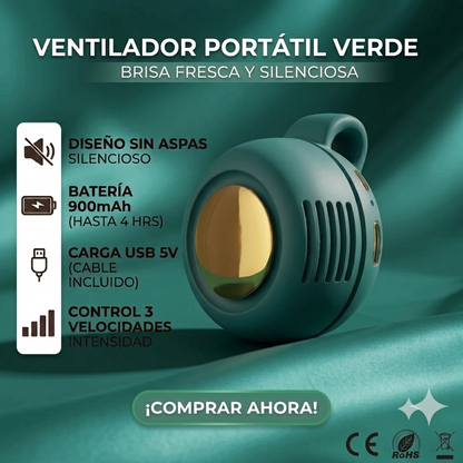 Mini ventilateur portable USB-C (sans pales)